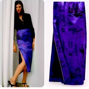 ZARA slits skirt new M